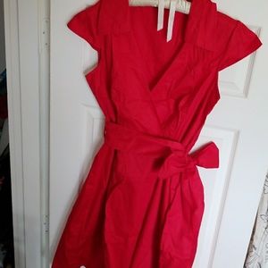 NWT Grace Karen Red Wrap Dress